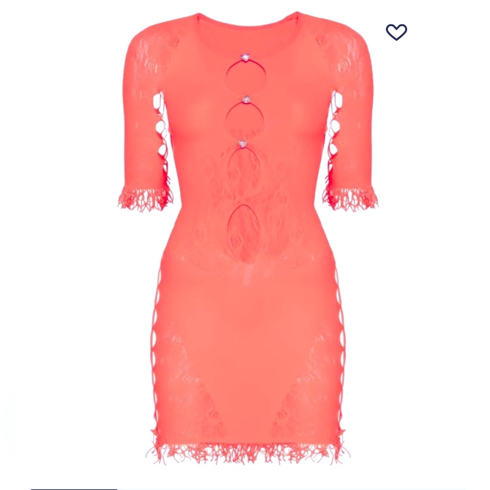 REVOLVE - POSTER GIRL - Miranda Dress 
(Tangerine Neon Color)
